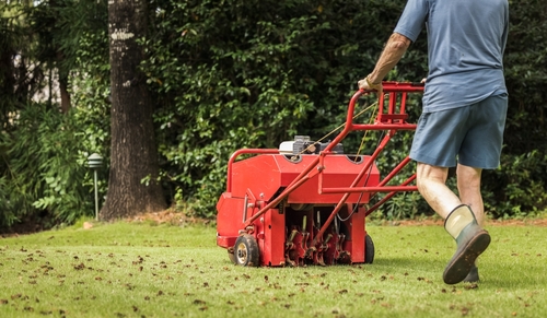What is the most efficient way to aerate your lawn